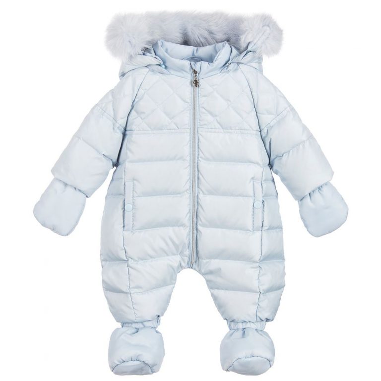 BABY BOYS FUN & FUN BLUE SNOW SUIT