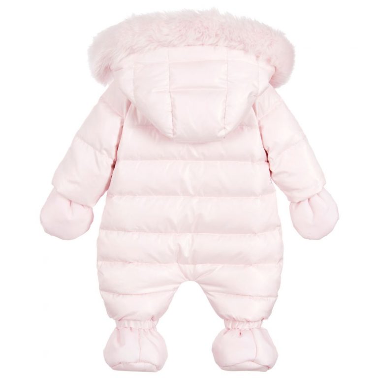 fun &fun baby girls pink snowsuit