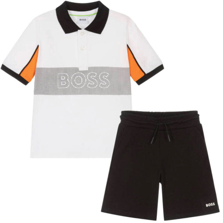 boys hugo boss short set